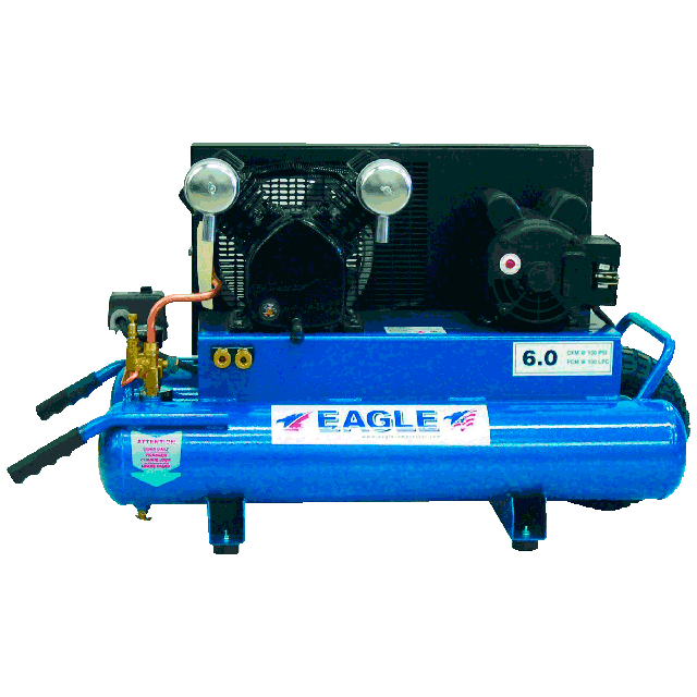 Compresseur d'air 6 pcm portatif