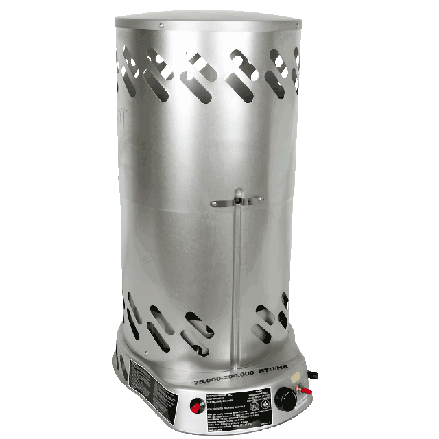 Heater 75000 to 200000 BTU radiant propane
