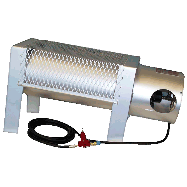 Heater 375000 BTU direct-fired propane