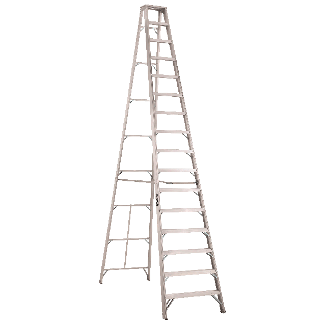 Aluminum step ladder 16 ft