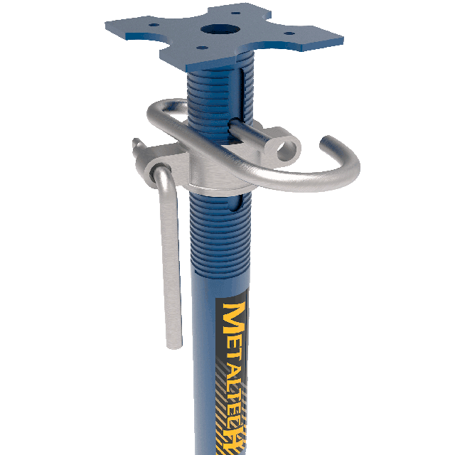 Jack post 4 ft 11 in to 8 ft 7 in - blue 3500 lb