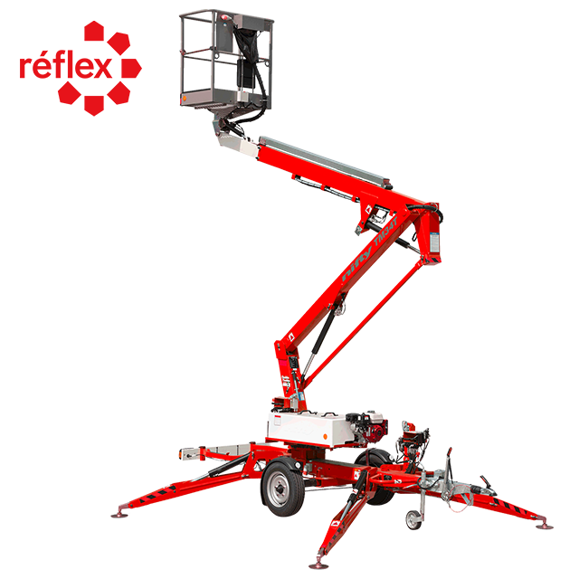 Nacelle sur remorque articulée 34pi essence électrique