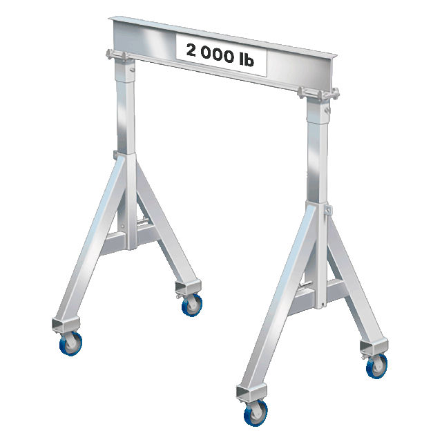 Portable gantry crane 2000 lb