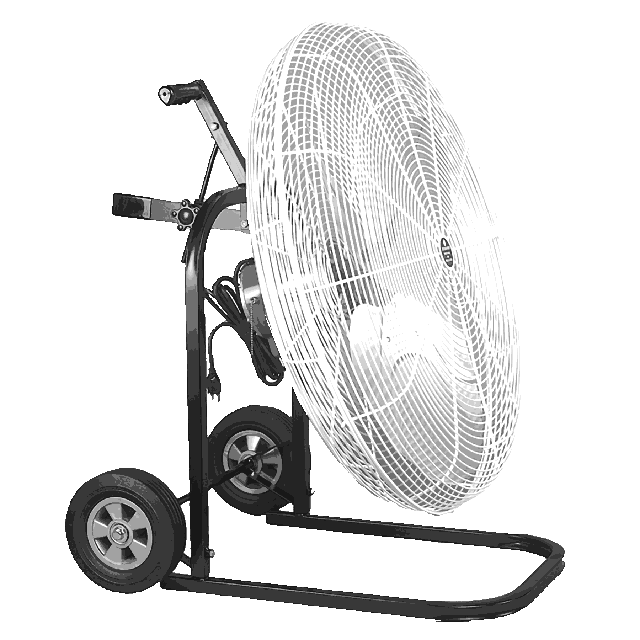 Floor fan 24 in wheeled