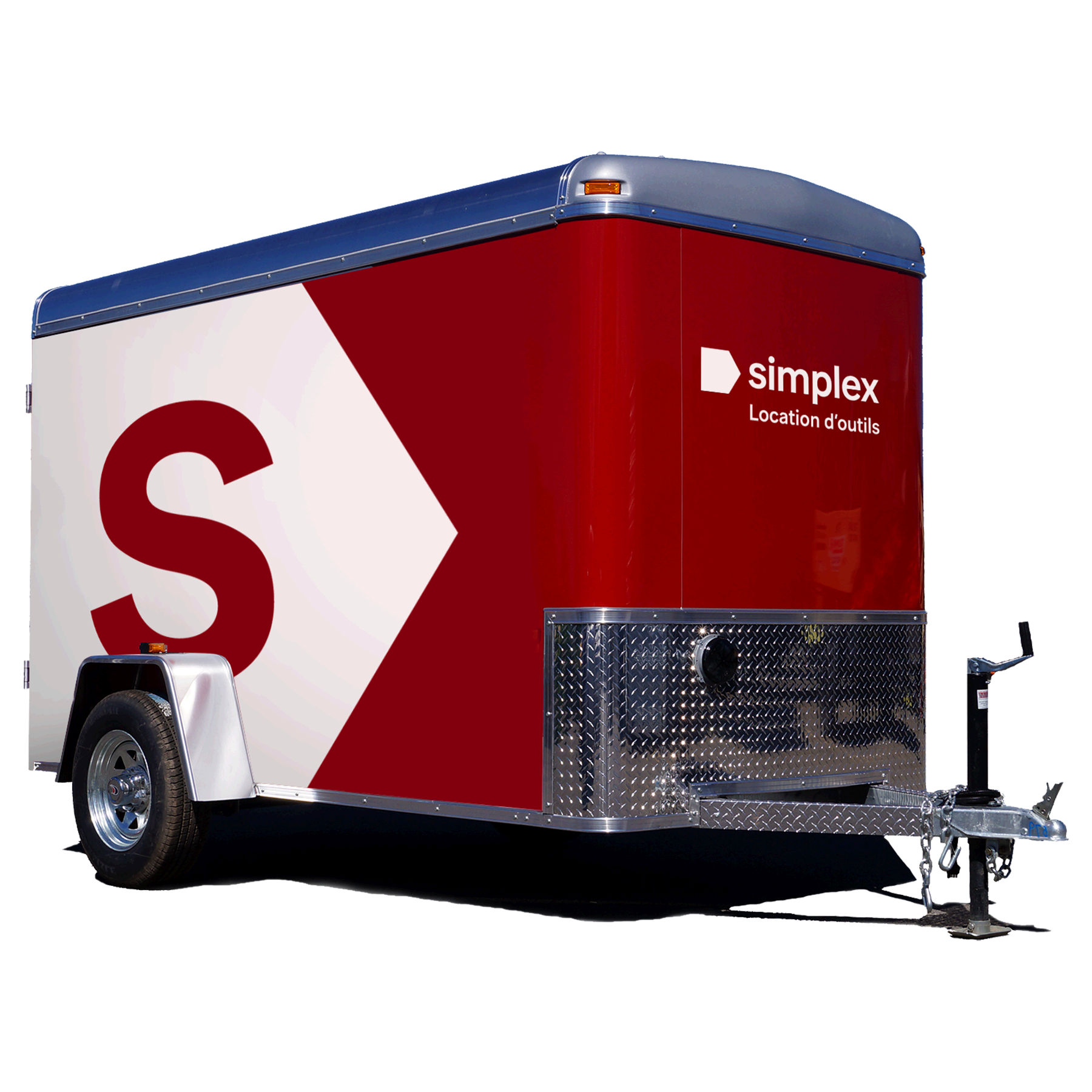 Enclosed trailer 5 x 10 ft 1500 lb