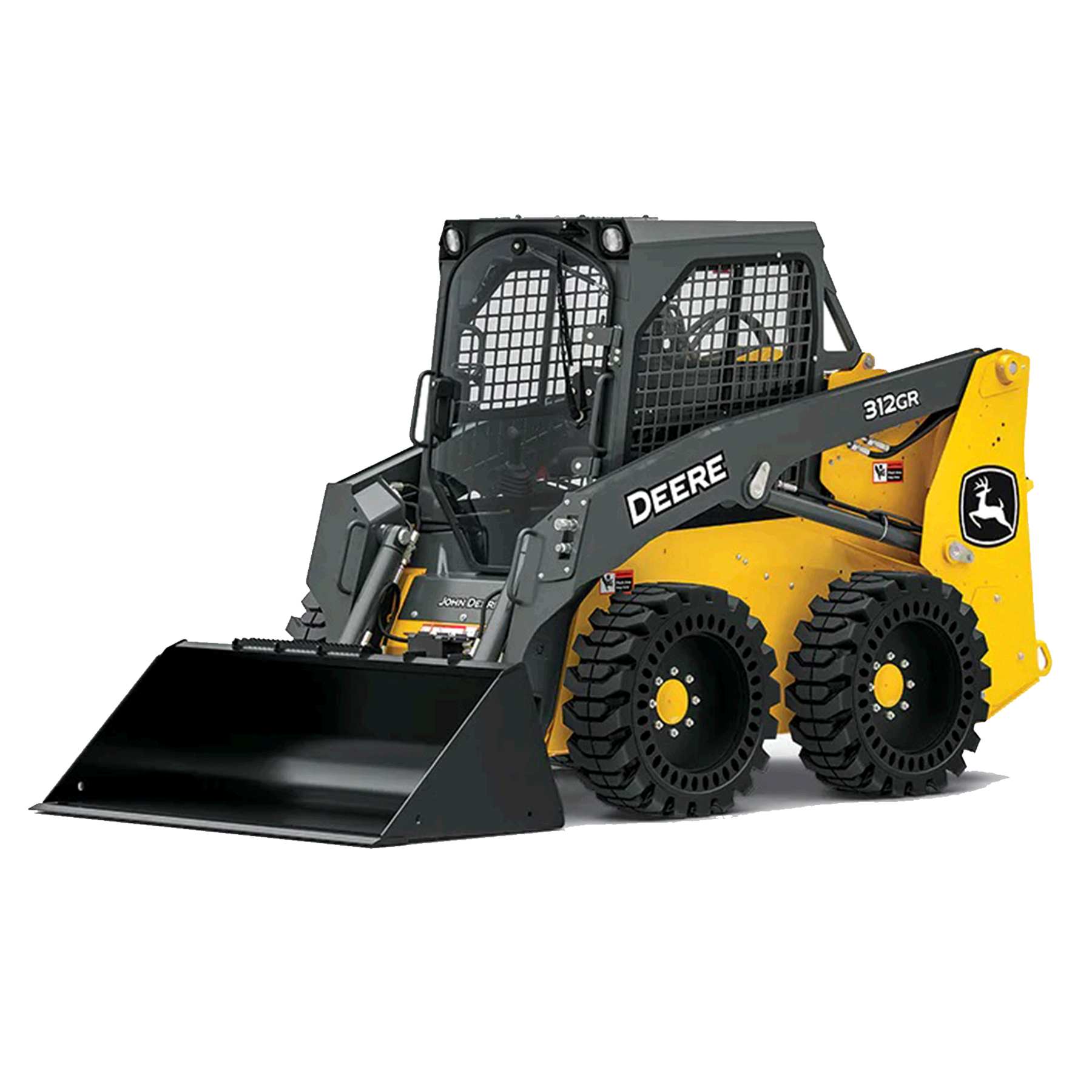 1550 lb Compact skid steer loader 4WD diesel